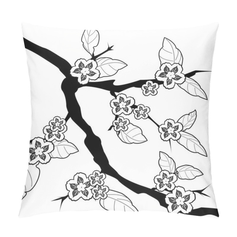 Personality  Sakura Branch Pillow Covers