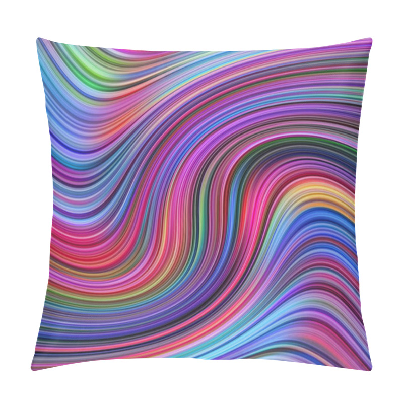 Personality  Artistic Modern Flowing Shapes Background Design Pillow Covers