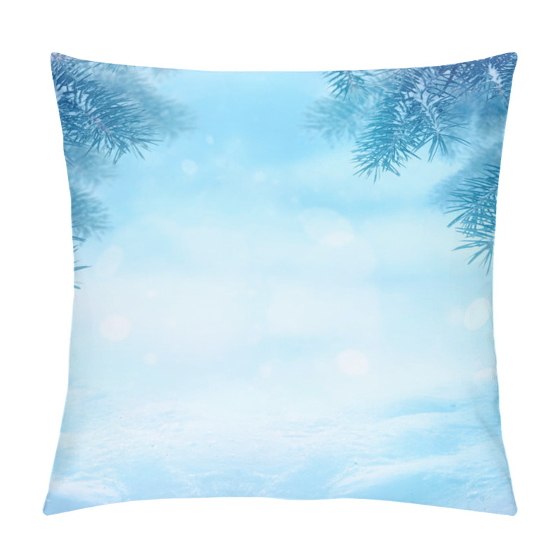 Personality  Winter Background Pillow Covers