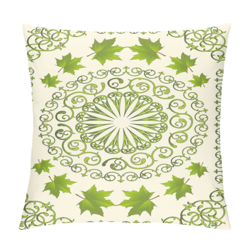 Personality  Green Ornament With Pillow Covers