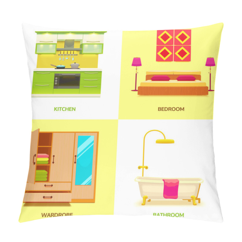 Personality  Modern Interior Design Composition Pillow Covers