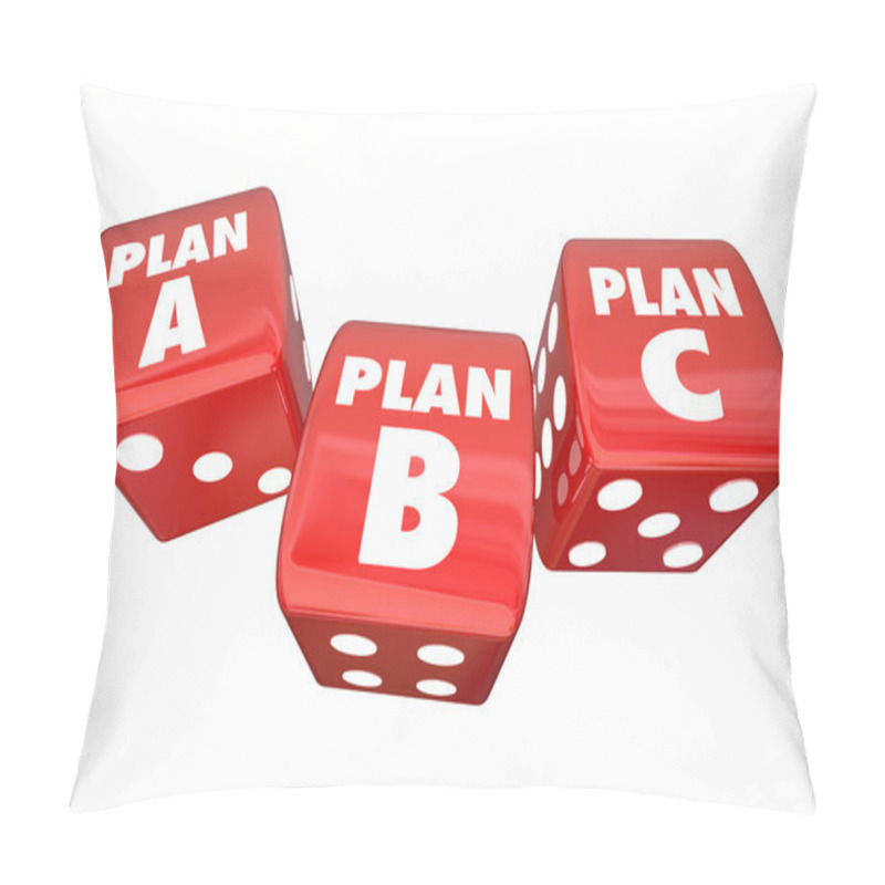 Personality  Plan A B C Dice   Pillow Covers