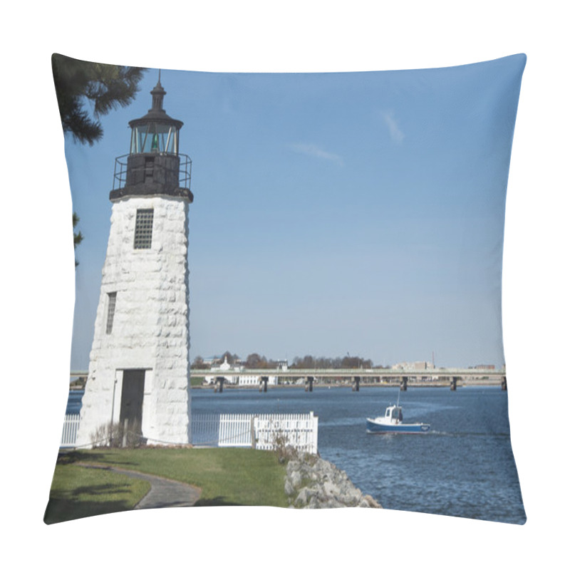 Personality  Newport Harbor Lighthouse In Rhode Island Pillow Covers