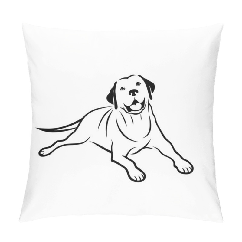 Personality  Labrador Retriever Sign Pillow Covers