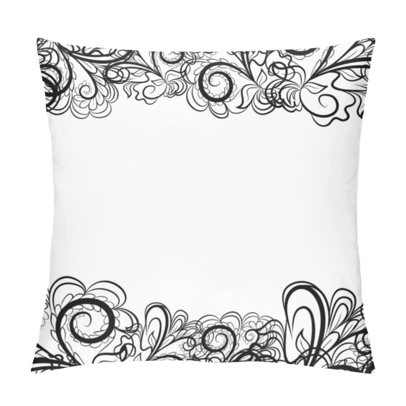 Personality  Black Lace Border Pillow Covers