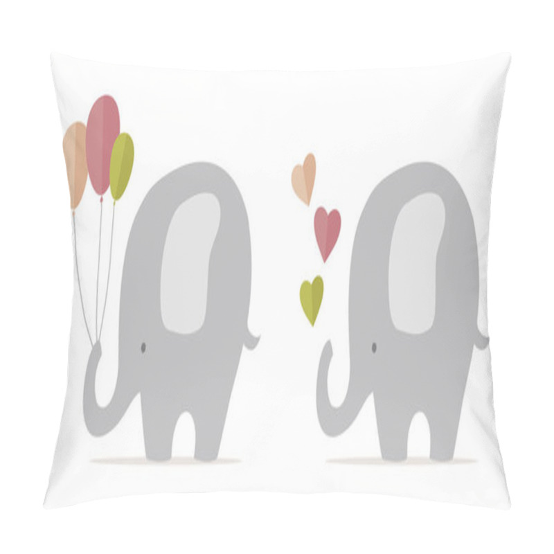 Personality  Cute Baby Elephant Pillow Covers