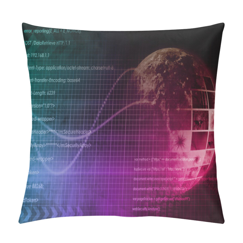 Personality  Technology Background Pillow Covers