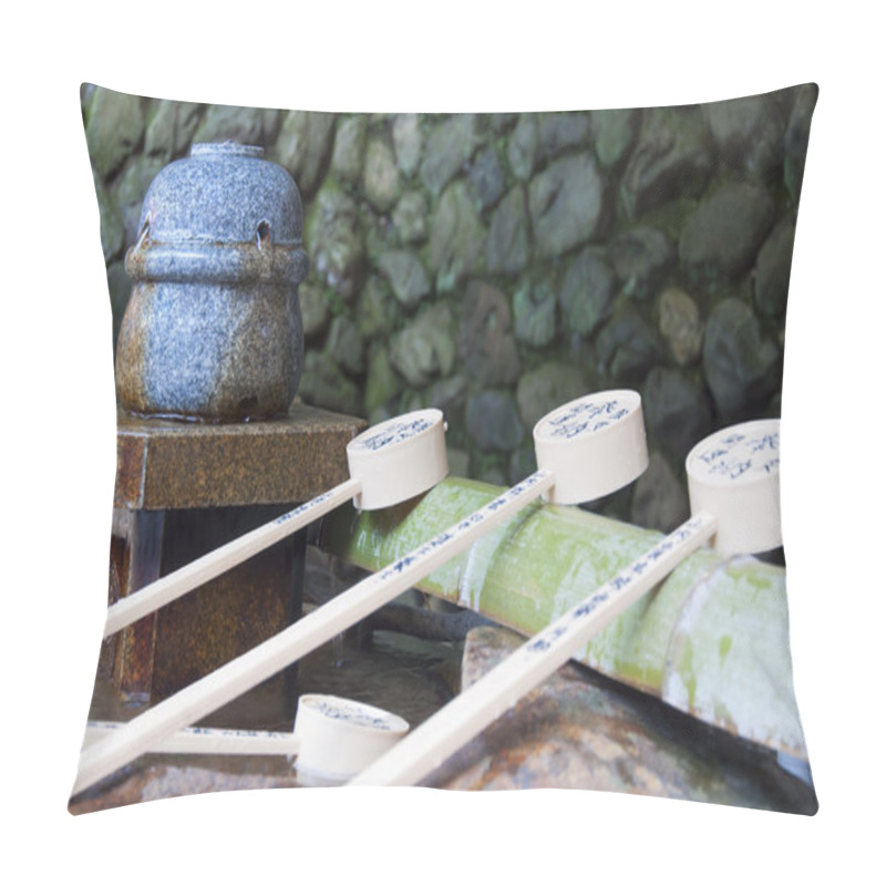 Personality  Stone Water Basin-Temizu. Pillow Covers