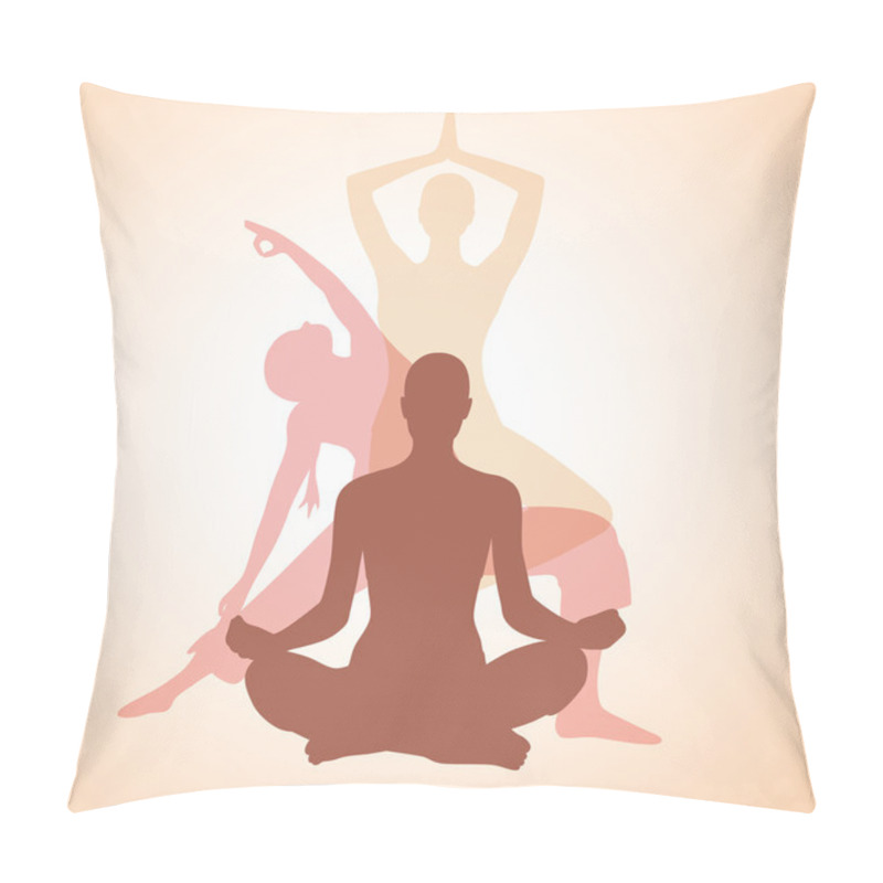 Personality  Yoga Poses Pillow Covers