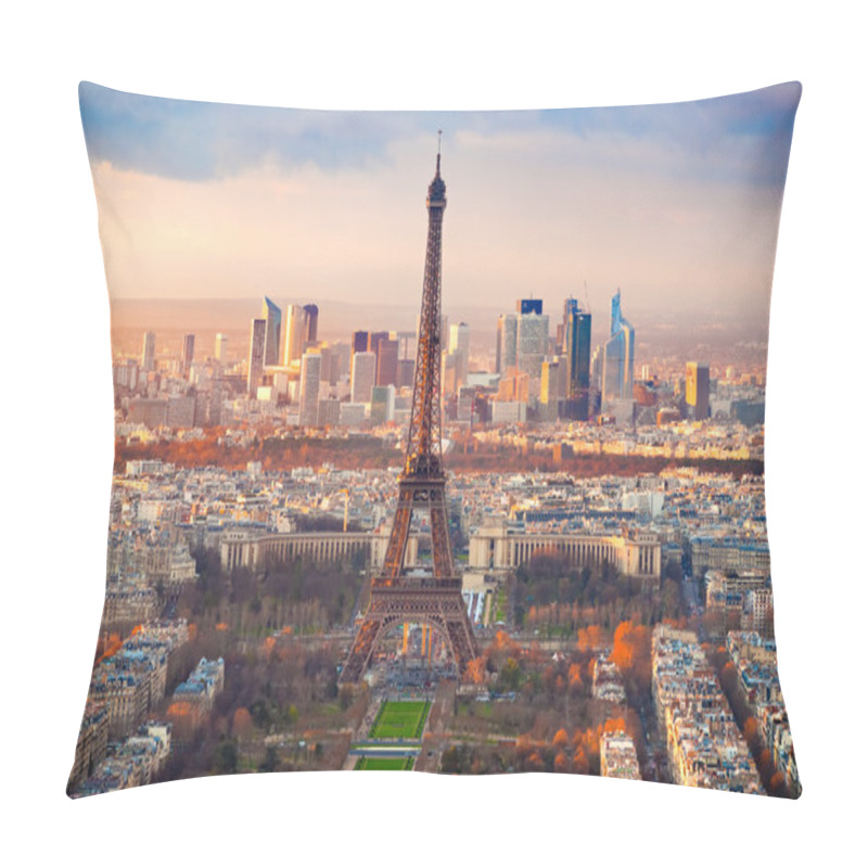 Personality  Paris At Sunset Pillow Covers