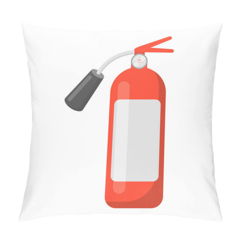 Personality  Fire Extinguisher Icon Cartoon. Single Silhouette Fire Equipment Icon From The Big Fire Department Set - Stock Vecto - Stock Vecto - Stock Vecto - Stock Vector Pillow Covers