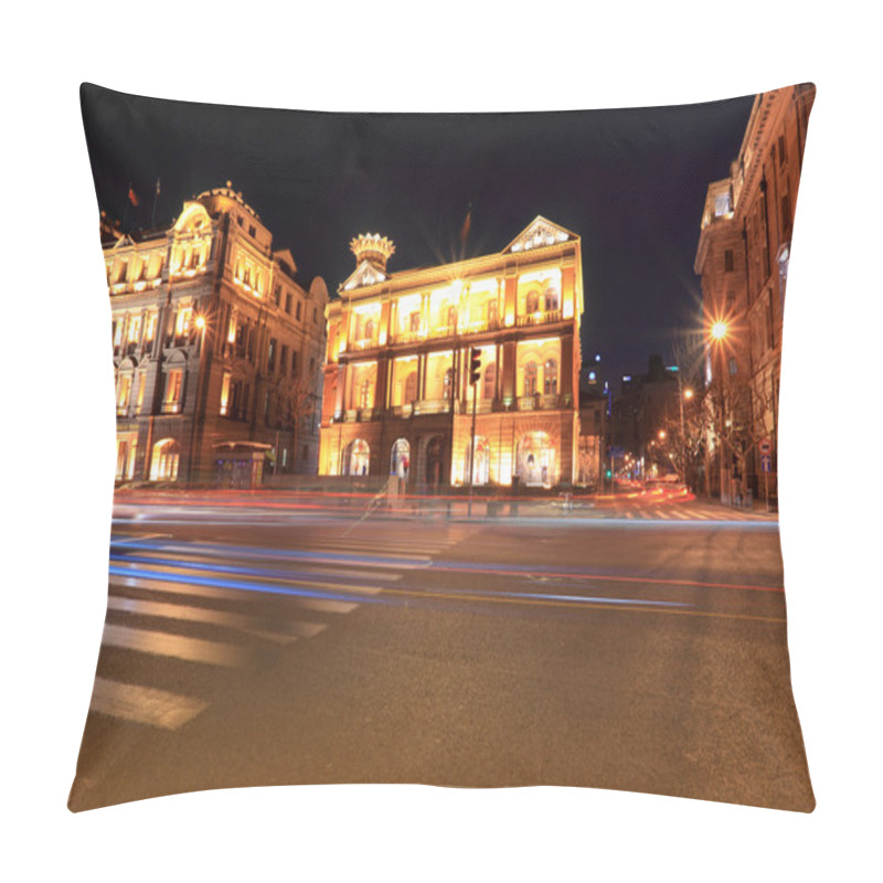 Personality  Beautiful Night View Of Shangha Bund Pillow Covers