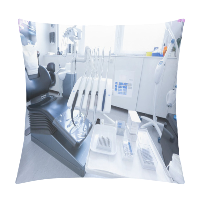 Personality  Dentist's Chair With Tools And Drills Pillow Covers