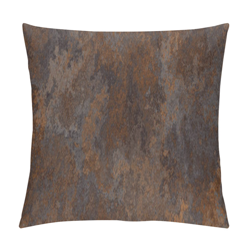 Personality  Abstract Digital Wallpaper, Eroded Iron Texture Pillow Covers