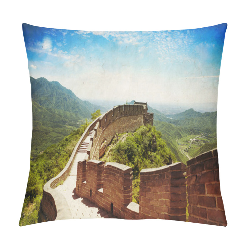 Personality  Great Wall Of China Pillow Covers