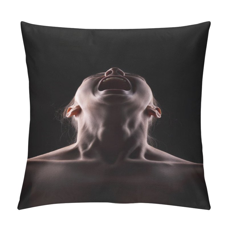 Personality  Screaming Woman Pillow Covers