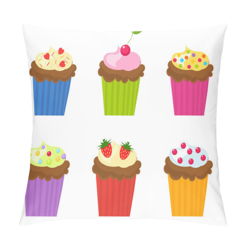 Personality  Cupcakes Pillow Covers