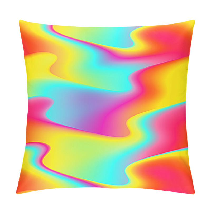 Personality  Wavy Abstract Background. Pillow Covers