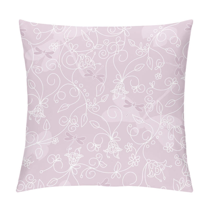 Personality  Seamless Flopral Pattern Pillow Covers