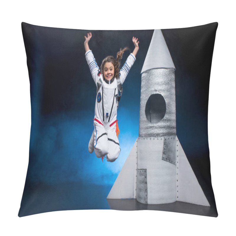 Personality  Girl In Astronaut Costume Pillow Covers