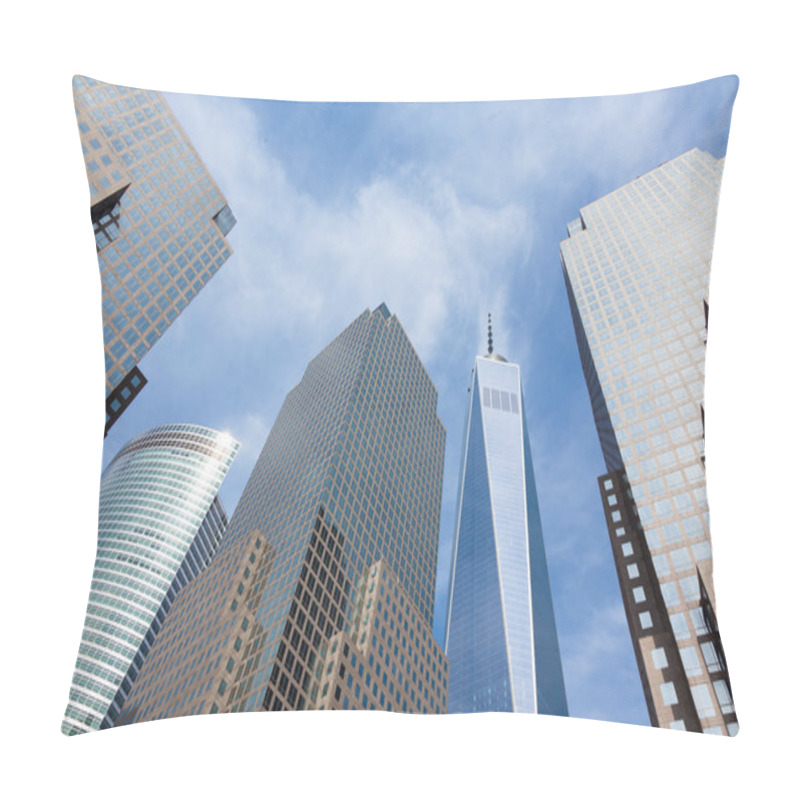 Personality  Manhattan Downtown Financial District, New York  - USA Pillow Covers