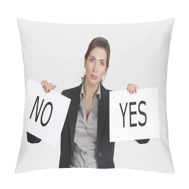 Personality  Yes Or No Choice Pillow Covers