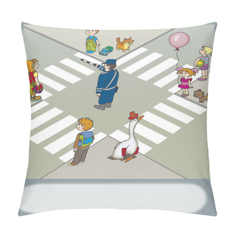 Personality  Road Hazard Pillow Covers