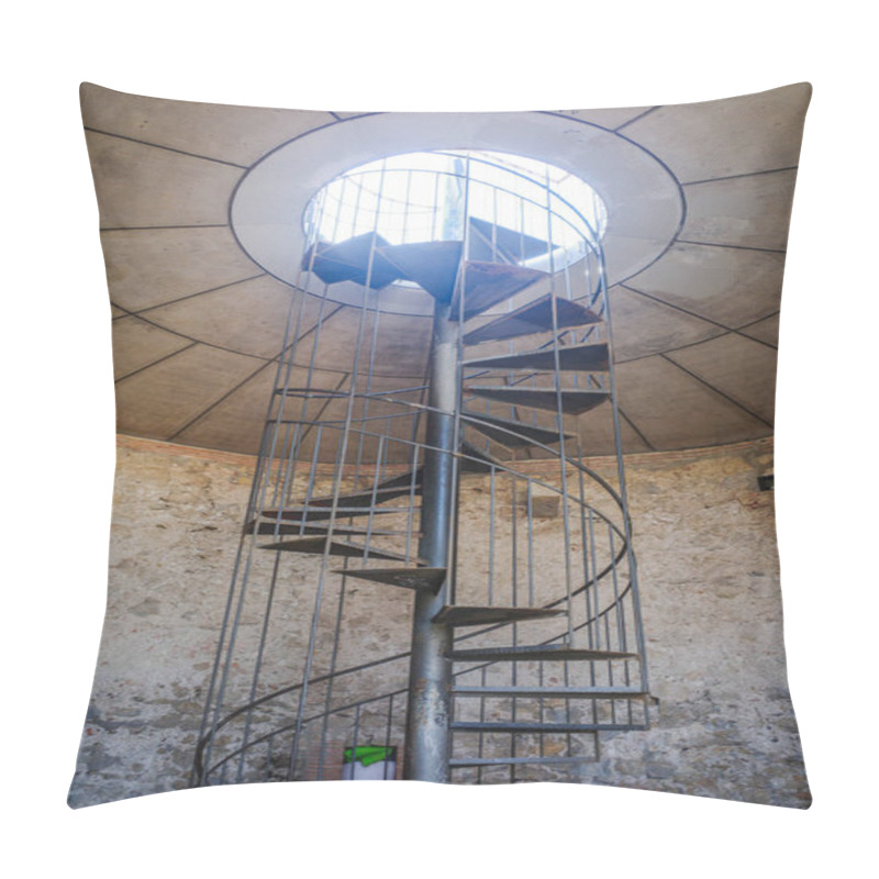 Personality  Girona, Spain - 18 July, 2024: Torre De Santo Domingo On The Ancient City Walls, Girona Pillow Covers