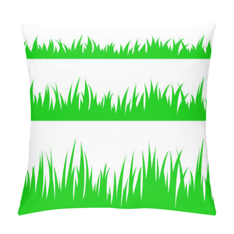 Personality  Set Of Seamless The Grass. Pillow Covers