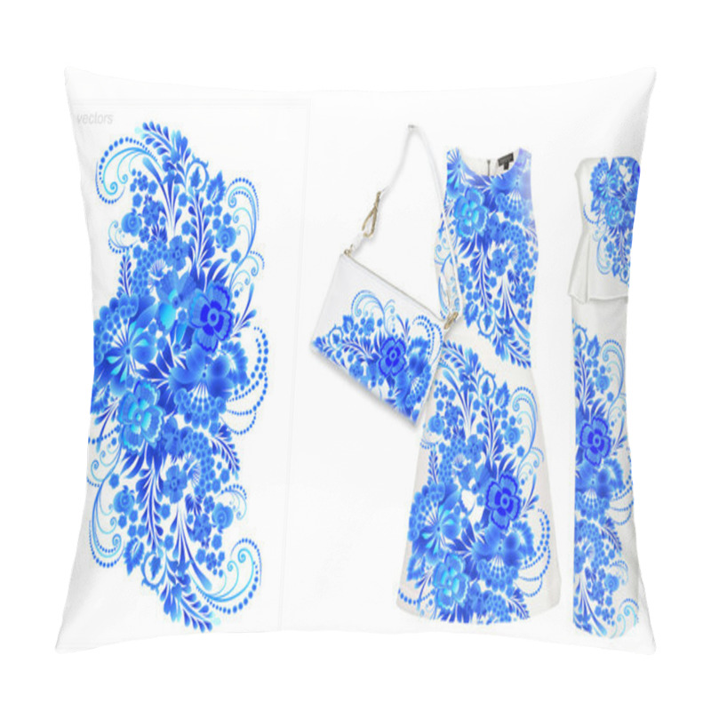 Personality  Gzhel Pillow Covers