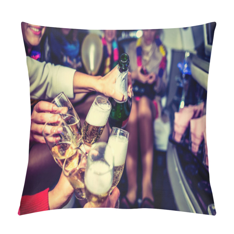 Personality  Hen-party With Champagne Pillow Covers