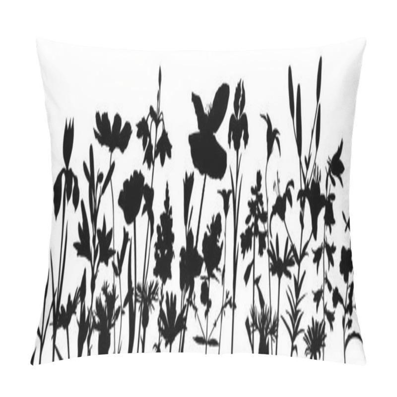 Personality  Vector Drawing Poppy Flowers Pillow Covers