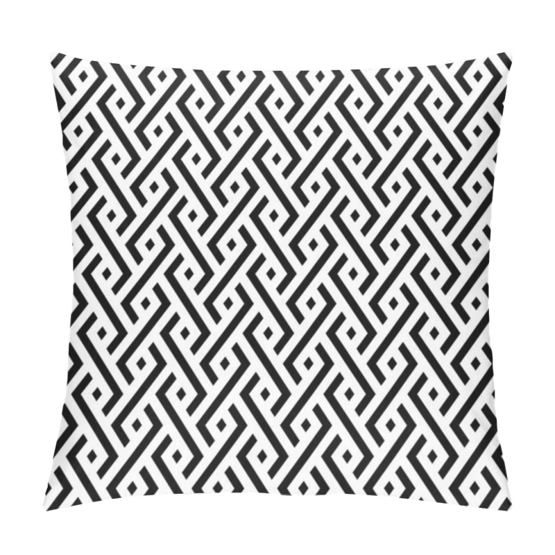 Personality  Abstract Geometric Pattern With Complex Lines. Pillow Covers