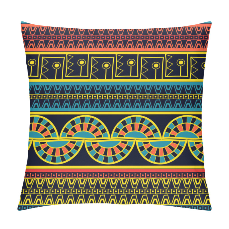 Personality  Peruvian Pattern Seamless Vector. Pillow Covers