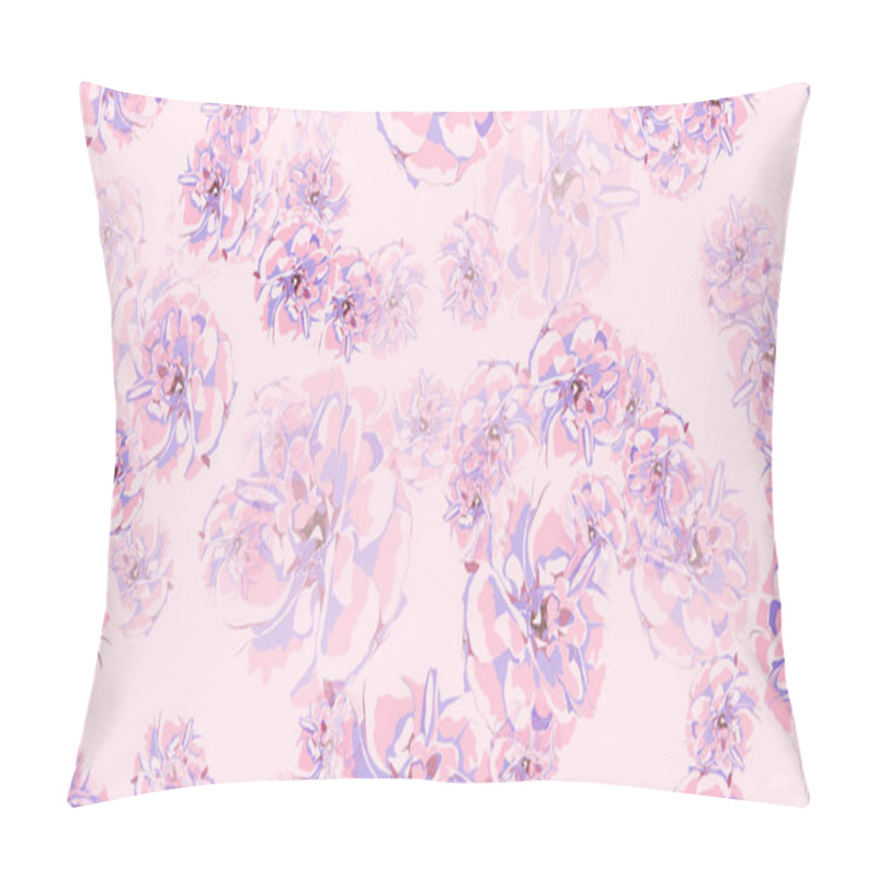 Personality  Seamless Flowers Pattern, Roses. Pillow Covers