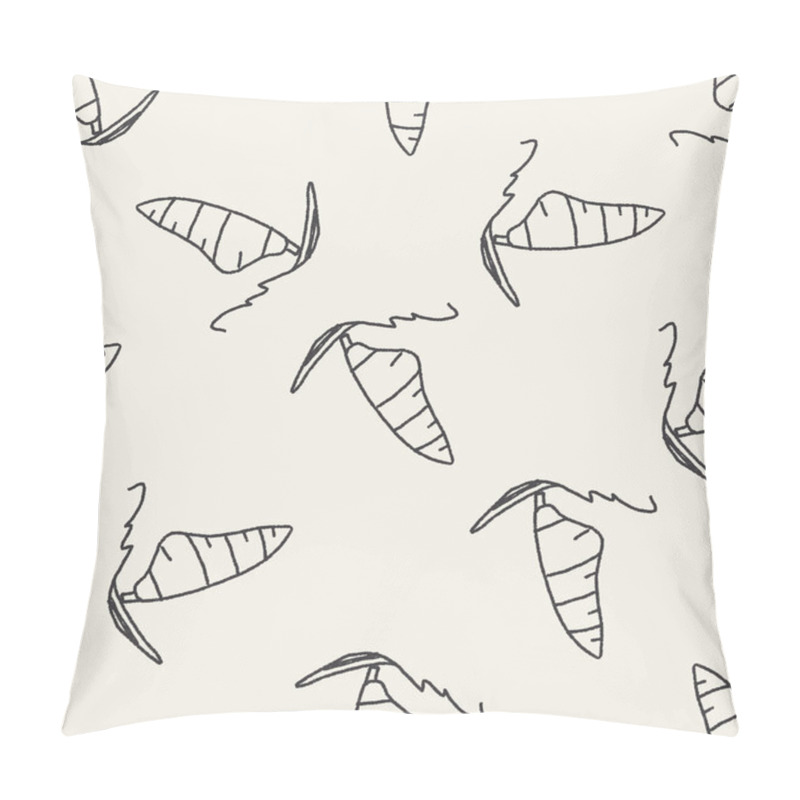 Personality  Doodle Windsurfing Seamless Pattern Background Pillow Covers