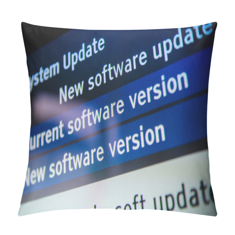 Personality  System Update Software Pillow Covers