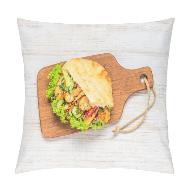 Personality  Doner Kebab Sandwich Pillow Covers