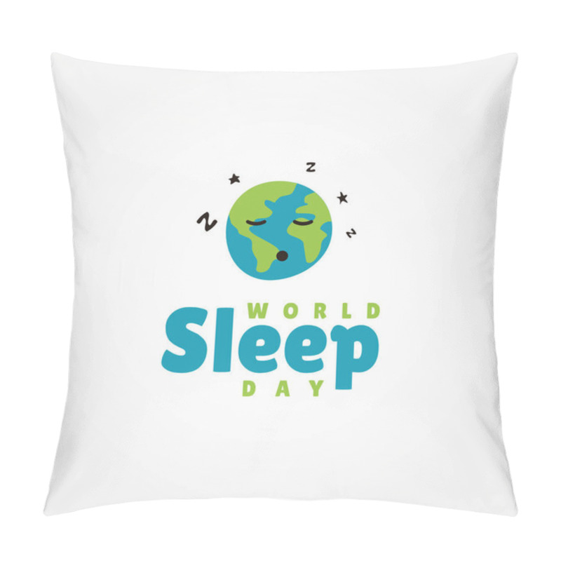 Personality  World Sleep Day Vector Design For Banner Or Background Pillow Covers