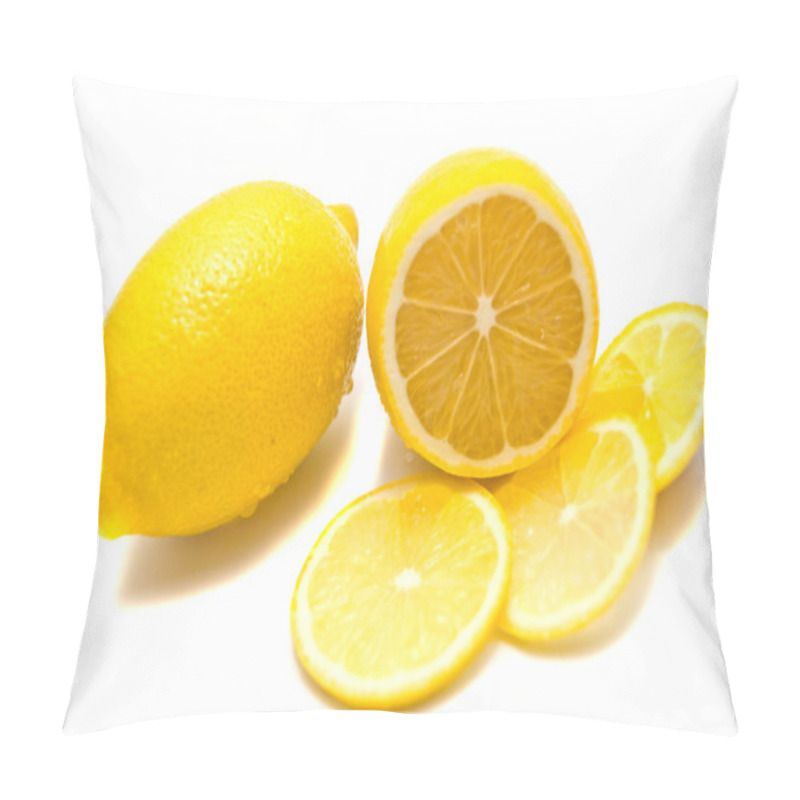 Personality  Fresh Lemon And Lemon Slices Pillow Covers