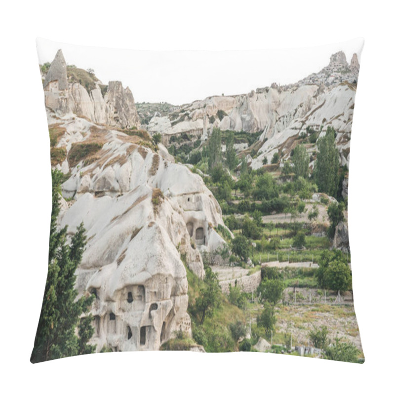 Personality  Beautiful View Of Caves And Rocks In Goreme National Park, Cappadocia, Turkey Pillow Covers