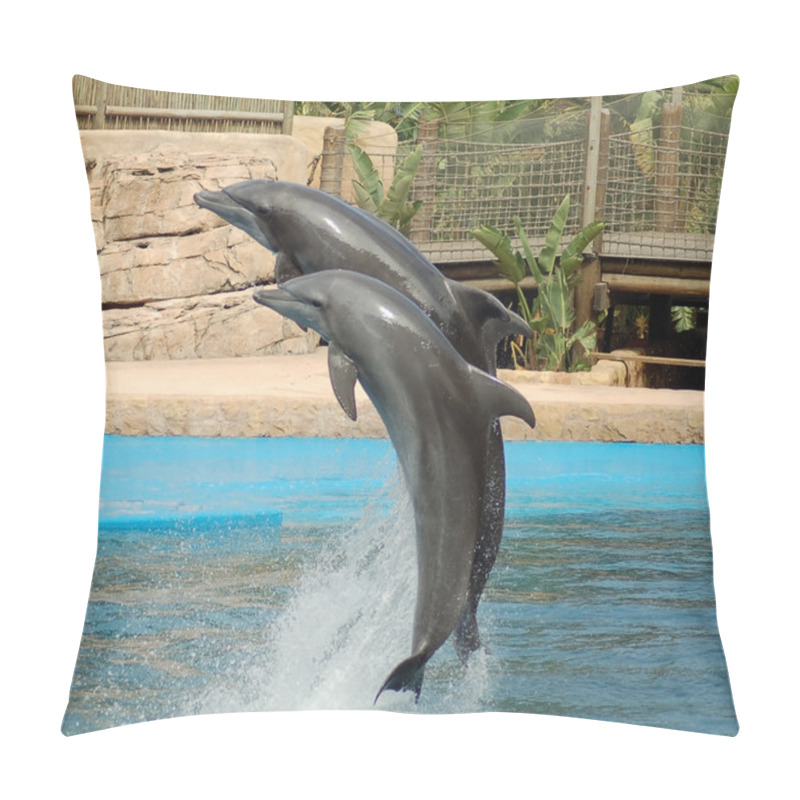 Personality  Dolphins Jumping Pillow Covers