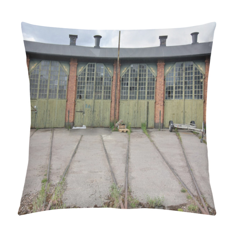 Personality  Old Train Storage Building Pillow Covers