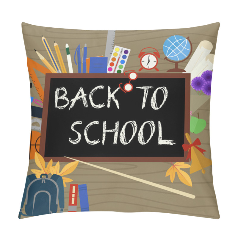 Personality  Back To School Composition Pillow Covers