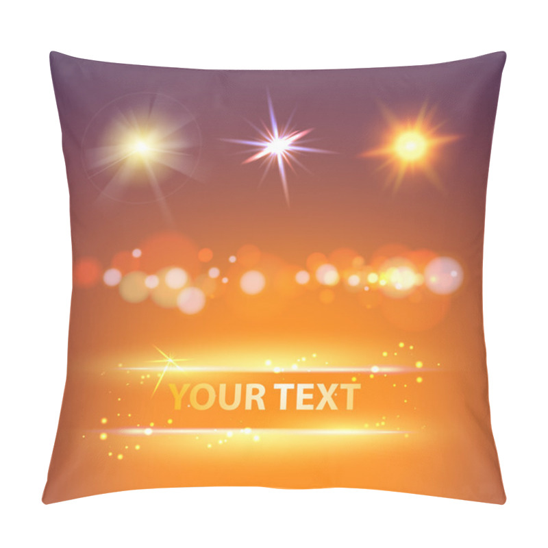 Personality  Glow Sparks Pillow Covers