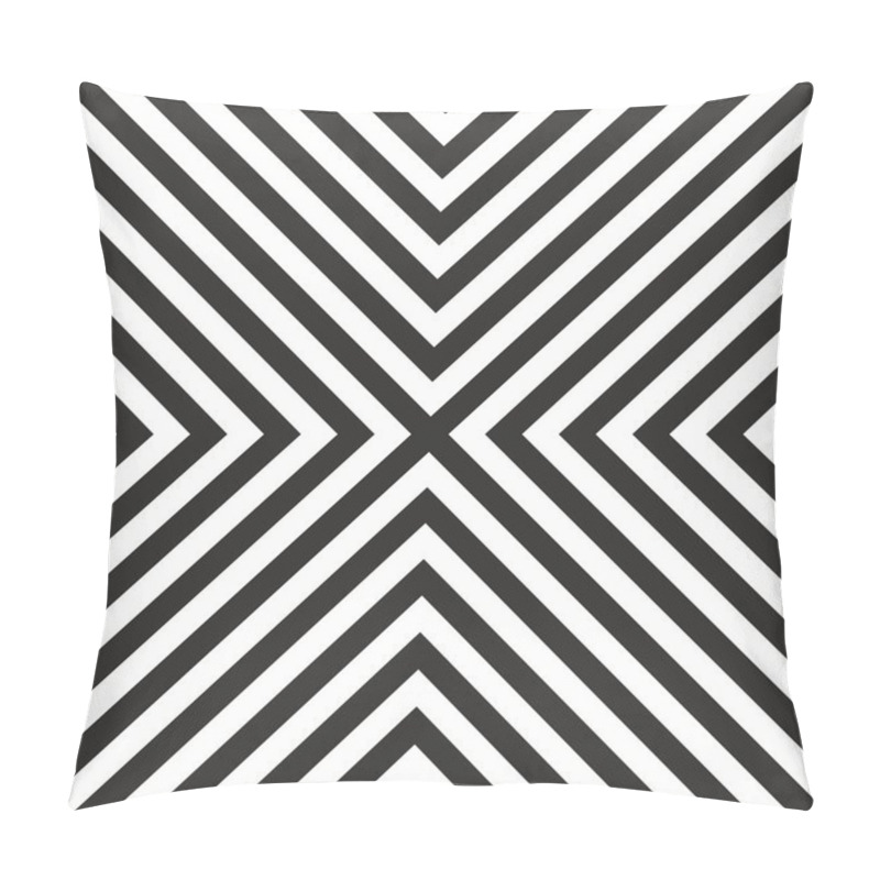 Personality  Tile Black And White Pattern Or Geometric Vector Background Pillow Covers