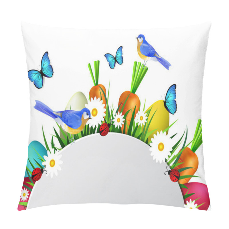 Personality  Happy Ester Card Pillow Covers