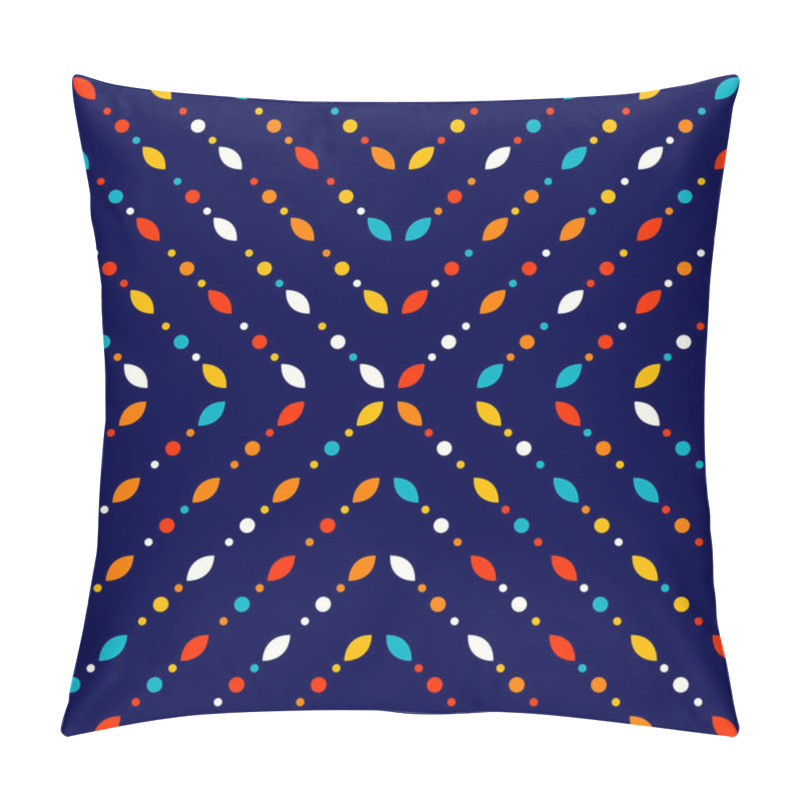 Personality  Abstract Geometric Pattern, Small Spots And Dots Pillow Covers