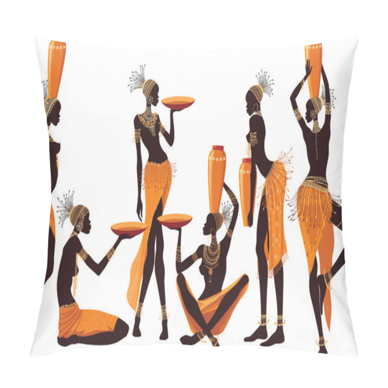 Personality  African Women Pillow Covers