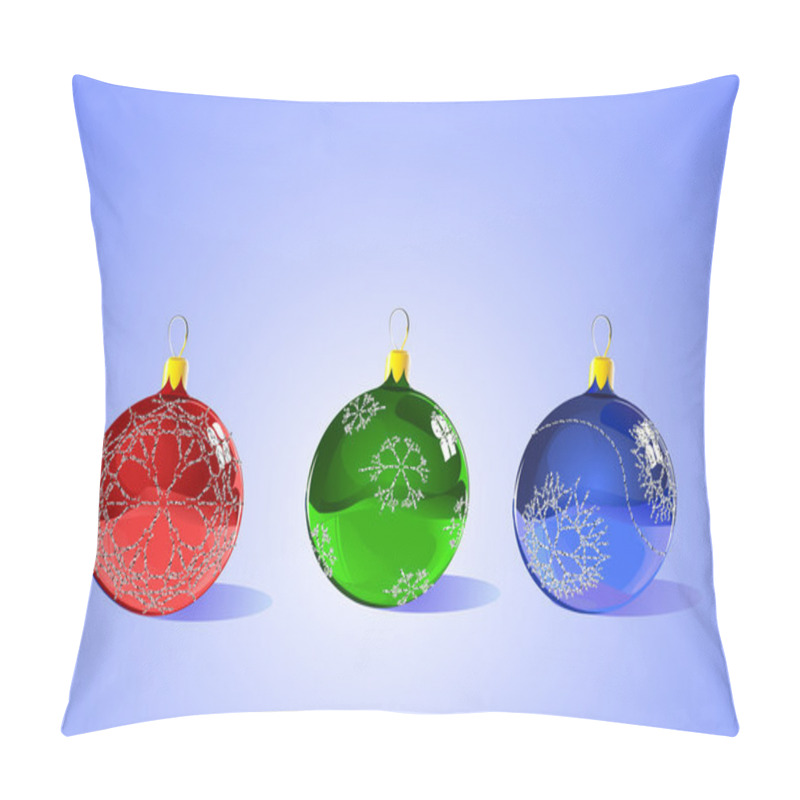 Personality  Christmas Tree Ornaments Pillow Covers